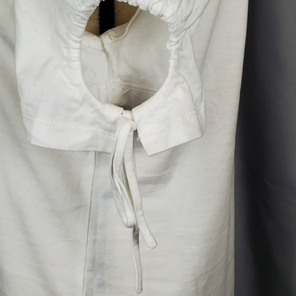 Lea & Viola white scoop neck blouse, size M - Picture 5 of 6